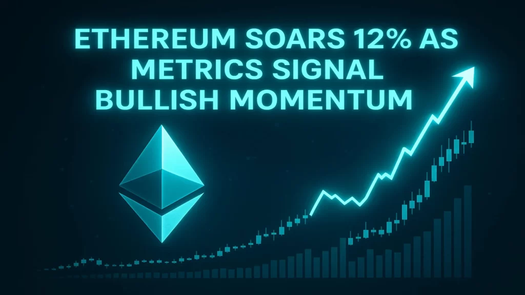 Ethereum Soars 12% as Metrics Signal Bullish Momentum